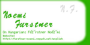 noemi furstner business card